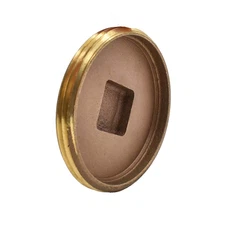 Primex 85595 2-1/2 Brass Sq. Hd. C.O. Plug