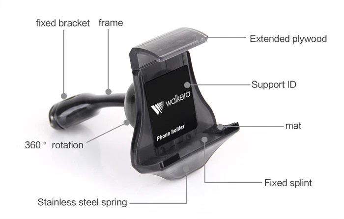 Walkera QR W100S FPV Phone Holder for Devo Transmitter w/Propellers 10.5cm - Image 3 of 4