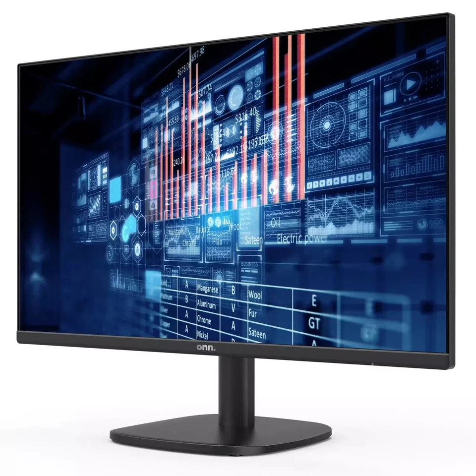 Onn 22" FHD 1920x1080 100hz Bezel-Less Monitor - NEW MODEL (100140681) - NEW™ - Image 2 of 4