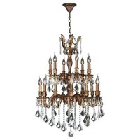Worldwide Lighting W83348fg24 Versailles 18 Light 24 Wide Chandelier With Cryst on sale Worldwide Lighting W83348fg24 Versailles 18 Light 24 Wide Chandelier With Cryst on sale