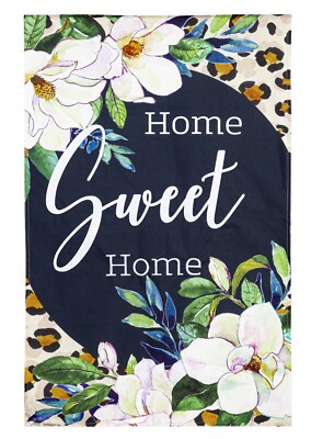 Magnolia Bloom House Linen Flag 28 x 44