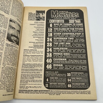 175 Famous Monsters of Filmland (JULY 1981) Clash of the Titans