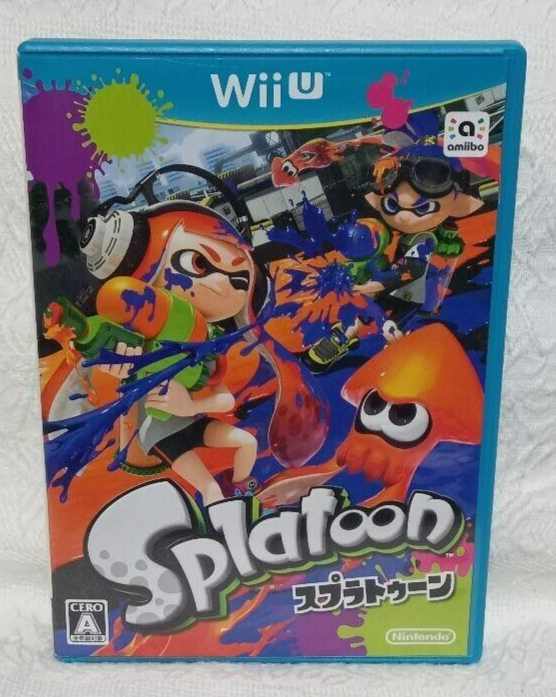 Splatoon Nintendo Wii U Japanese Complete 4902370529098| eBay