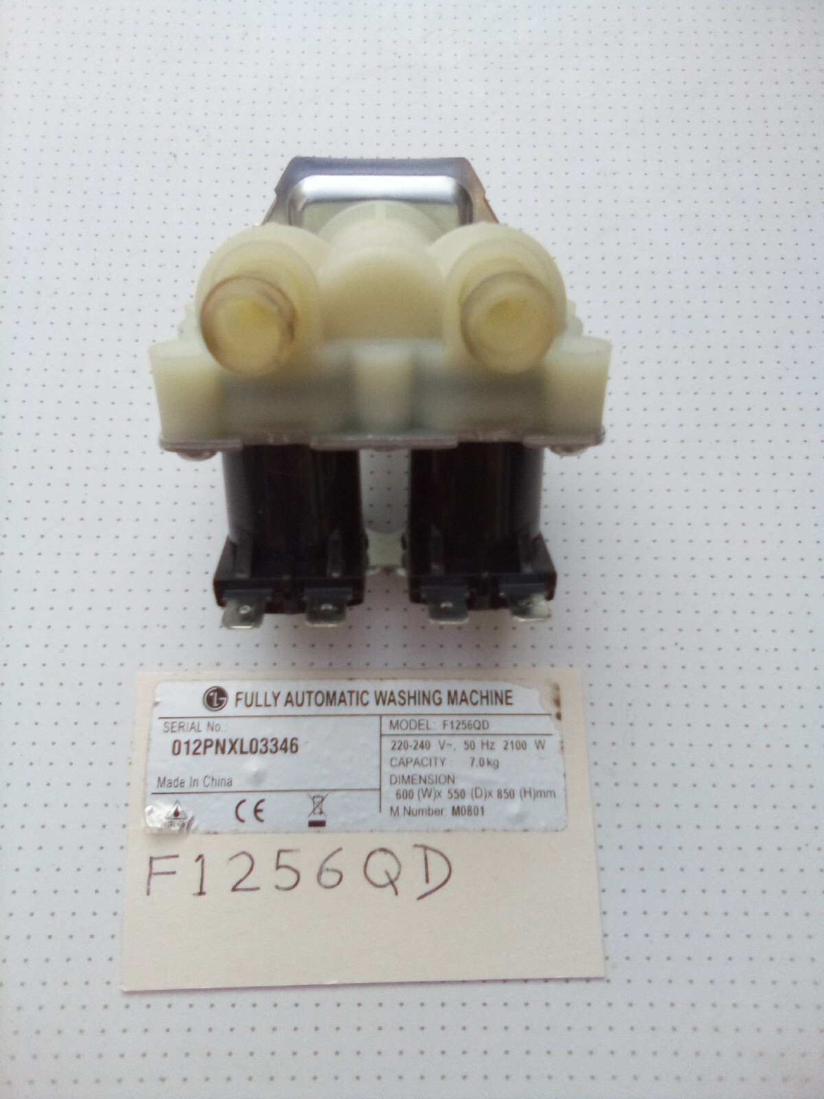 lg washing machine F1256QD Water Inlet Valve eBay