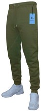 Mens Slim Fit Jogging Bottoms Plain Skinny Track Sweat Pants Zip Pockets S - 2XL