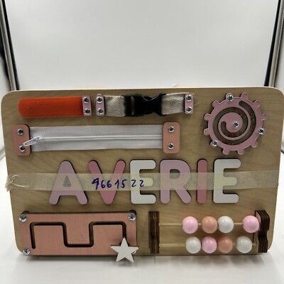 Personalized Name Puzzle Toys Customized Educational Wooden Puzzle  Averie 