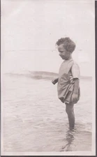 RPPC BOYS BEACH FASHION JAMES ADAMS SEAVIEW ISLE WIGHT ENGLAND PHOTO POSTCARD