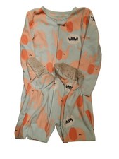 Carters Child of Mine Full Zip One Pc Footed Pajamas - Size 3T
