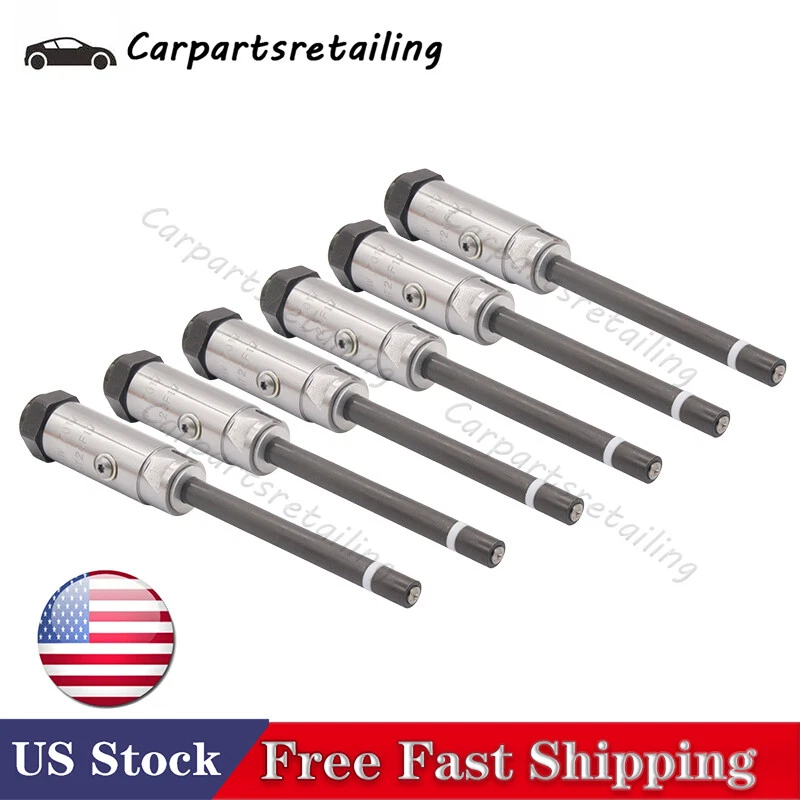 Комплект из 6 топливных форсунок 4W-7018 карандашная насадка подходит для Cat Caterpillar 3406B 0R-3422 - Изображение 2 из 4