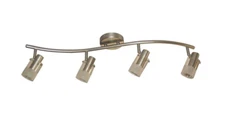 Hampton Bay 4-Light Vanity Fixture Tavish Brushed Nickel Finish