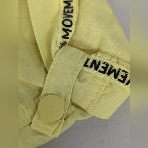NEW Medium Free people Mesmerize Me movement neon highlighter yellow cargo pants - Picture 13 of 13
