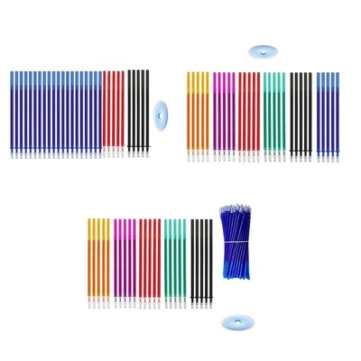 30/45Pcs Erasable Gel Refills 0.5mm Tip Erasable Pen Refills For School Office