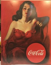 Affiche Coca-Cola Print 16x20 1997 Italie Print Milan Femme Sexy Nuova Arti 
