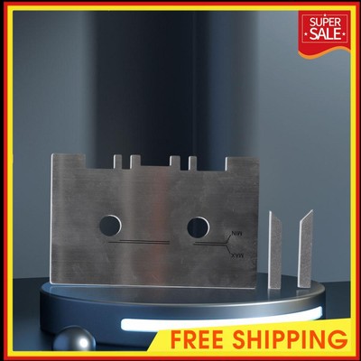 Head Guide Gauge with 2pcs Check Bar Head and Guide Gauge Easy To Install Sliver
