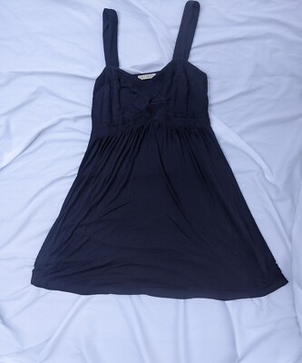 Women's Spense Jersey sun Dress Large Navy | eBay