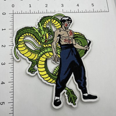 Bruce Lee Shenron Dragon Dragonball Z anime Embroidered Patch #421