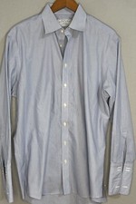 Charles Tyrwhitt Slim fit Dress Shirt Mens 16.5x34 French Cuff Button Up