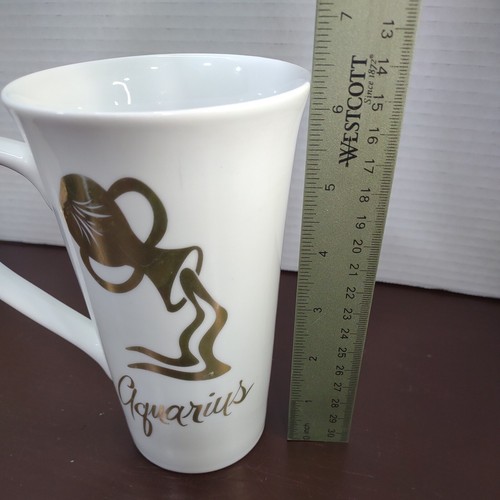 Taza de café Coventry Golden Zodiac Acuario cerámica porcelana elección de diseñadores - Imagen 8 de 12