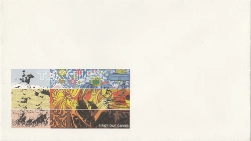 Textiles Blank Envelope GB Philart FDC (no stamps) 1982 (55803)