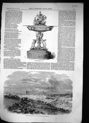 Alte 1857 Doncaster Tasse Oberfläche funktioniert großes Wheal Vor Zinnmine Cornwal viktorianisch