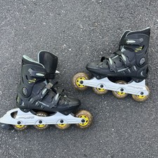 ROLLER DERBY RD NEUTRON VII ABEC 5 Size W-7 In-Line Rollerblades 82mm Wheels