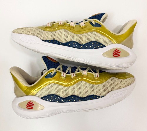 Under Armour Curry 11 Championship Mindset Men’s 10.5 Gold 3026617-300 Sneakers
