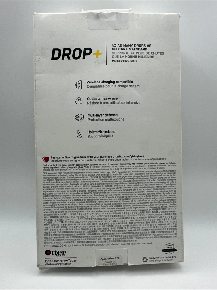 Funda OtterBox Defender Pro Apple iPhone 14 Pro Max Morning Sky Rosa — Nueva Foto 2 de 2