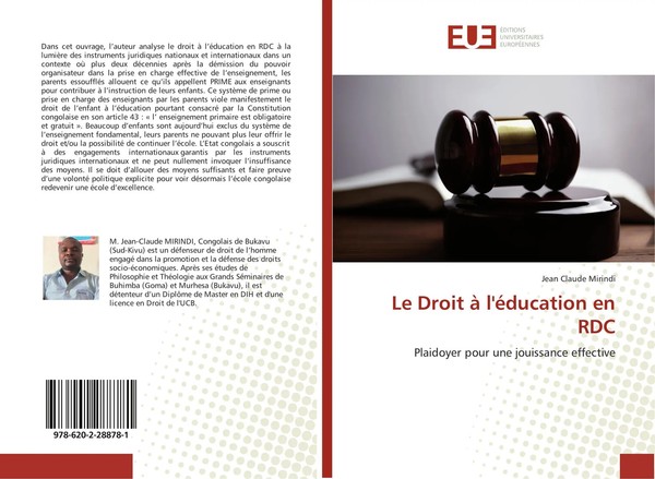 Jean Claude Mirindi | Le Droit à L'éDucation En Rdc | Taschenbuch | FranzöSisch-image