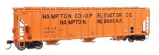 Walthers Proto HO 106195 Hampton Coop USLX 55' Evans 4780 Covered Hopper