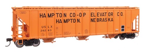 Tolva cubierta Walthers Proto HO 106195 Hampton Coop USLX 55' Evans 4780 | Condition: New