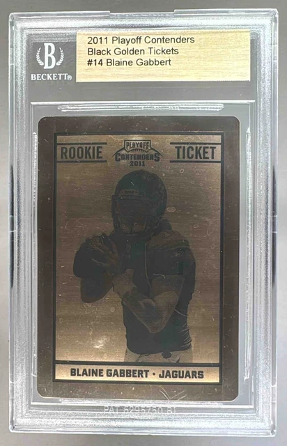 Blaine Gabbert 2011 Panini Playoff Contenders #14 Black Golden Tickets RC 1/1
