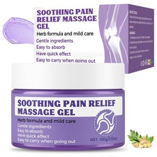 Soothing Massage Gel 100g Joint Relief Purple Gel, Natural Soothing Relief Cream