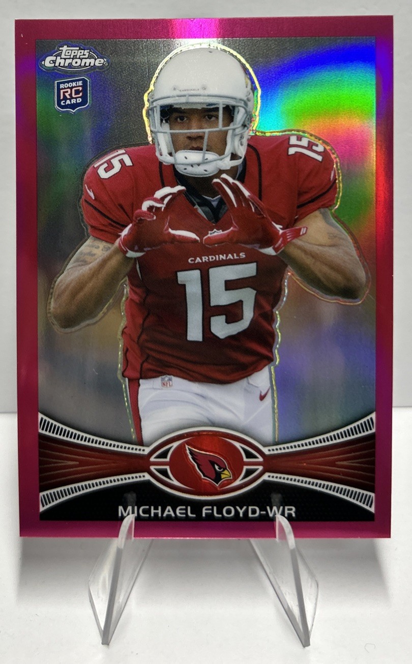 Michael Floyd Topps Chrome #166 Pink Refractor
