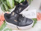 PUMA Carina Black Leather  Shoes Sneakers Cheetah Leopard Print Women’s Size 7.5 — photo 3