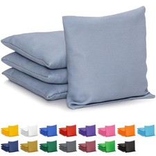Cornhole Bean Bags Set of 4 - Regulation All Weather - Classic Gray