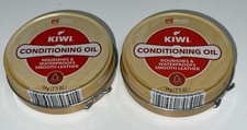 PACK OF 2-Kiwi CONDITIONING OIL- Leather Care 74g Nourishes Waterproofs Leather