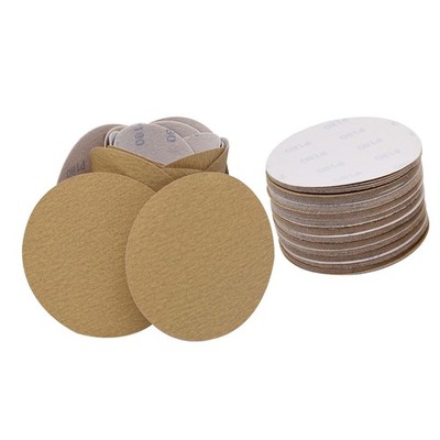 100 Pcs 6'' High Quality 180 Grit NO-Hole Hook Loop Pads Sanding Disc Flocking