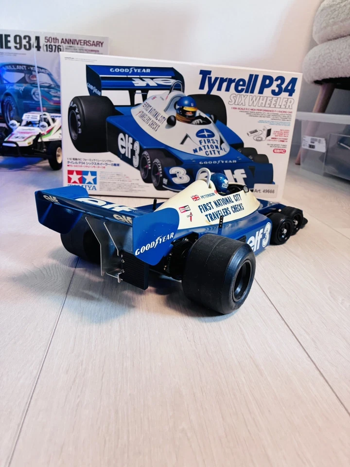 Tamiya Tyrrell P34 6 Wheeler F1 Formula 1 Vintage Good Condition 1:10  - Bild 2 von 4
