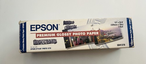 Epson S041738 Premium Glossy Photo Paper Roll 13" x 32.8' For Epson Stylus 1270