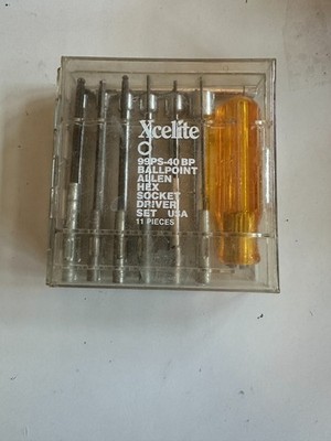 13 Piece Xcelite Ball Point Hex Allen Driver Bit Set Screwdriver 99PS-40 BP