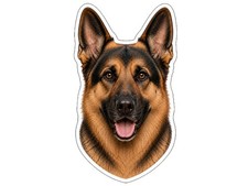 German Shepherd Dog Decal Sticker Weather Resistant Car Laptop Window
