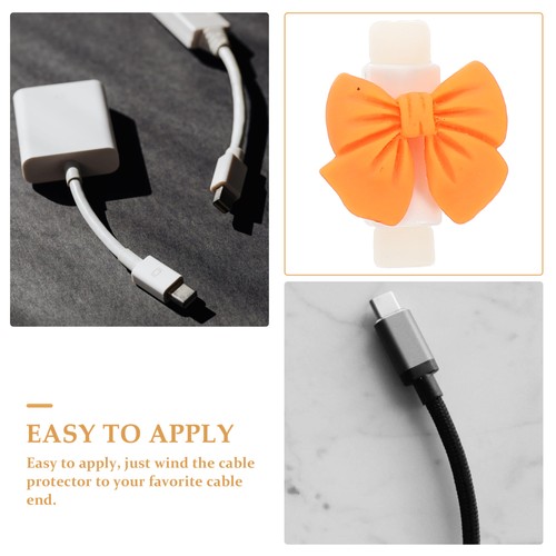 10 Pairs Data Cable Protective Sleeve Wire Protector Charger Cute Plug Charging - Afbeelding 2 van 12