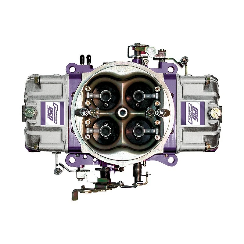 Proform Carburetor 67200; Race Series 750cfm Mech Sec, No Choke, Polished/Purple - Image 3 of 4