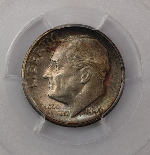 1949-S Roosevelt Dime PCGS MS66