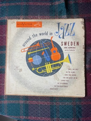 Arne Domnérus & His Orchestra   Around The World In Jazz - Sweden 10'' Vinyl