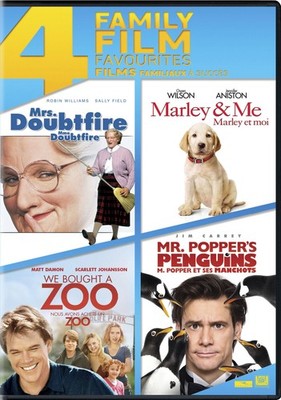 Mrs. Doubtfire / Marley & Me / We Bought A Zoo / Mr. Popper's Penguins