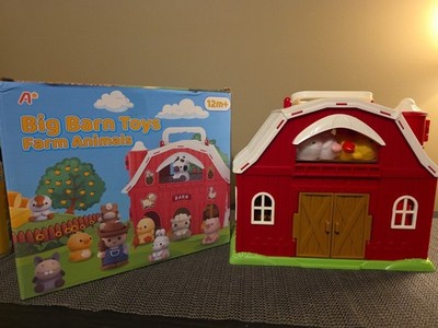 Big Red Barn Farm, 9 Animals, designed for toddlers aged 1 and up InteractiveToy