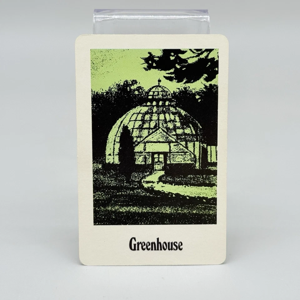 Whodunit 1985 Mystery Detective Board Game Replacement 10 Green Scene Cards - Image 3 of 4