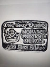 Monarch Precious Metals Hand Poured 1 Oz Silver Bar .999 USA