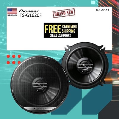 Pioneer TS-G1620F 300W 6.5 inch 2 Way Car Audio Stereo Speakers (Pair)
